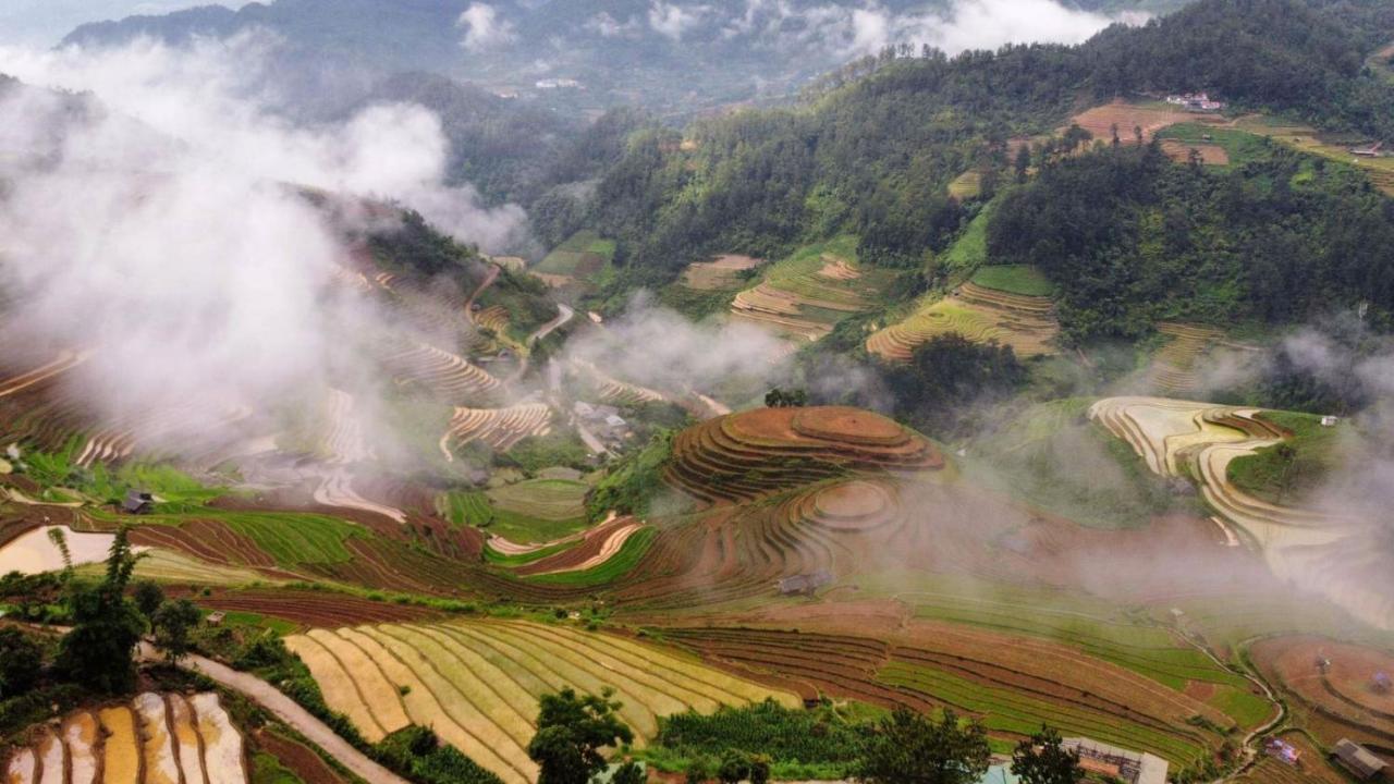 Dong Suoi H'Mong Homestay & Bungalow - Trek & Vegetarian Food Mu Cang Chai Buitenkant foto