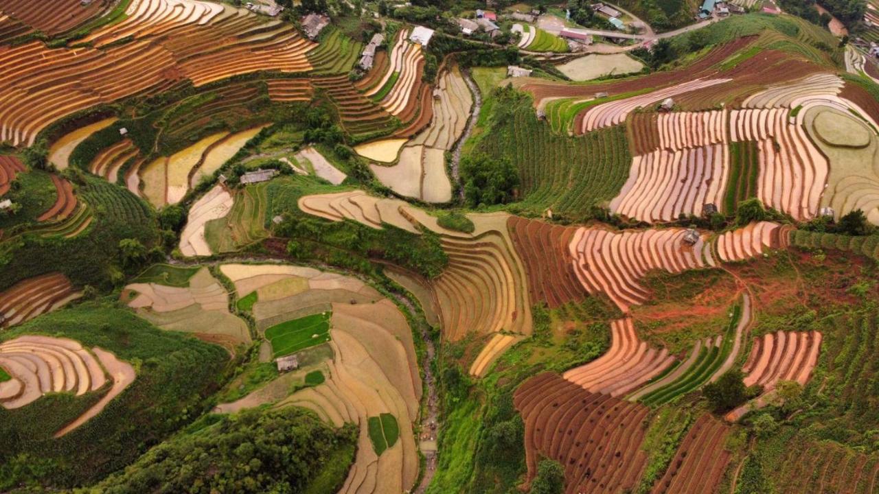 Dong Suoi H'Mong Homestay & Bungalow - Trek & Vegetarian Food Mu Cang Chai Buitenkant foto