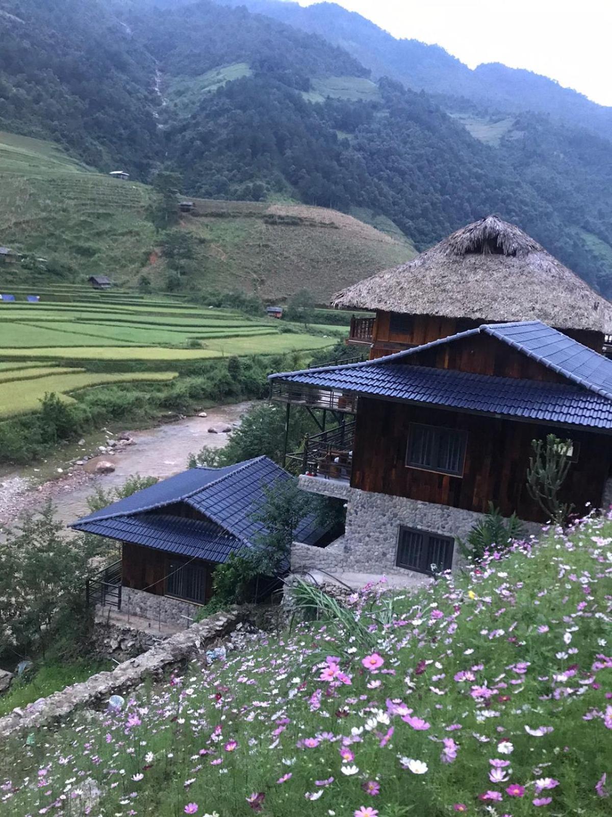 Dong Suoi H'Mong Homestay & Bungalow - Trek & Vegetarian Food Mu Cang Chai Buitenkant foto