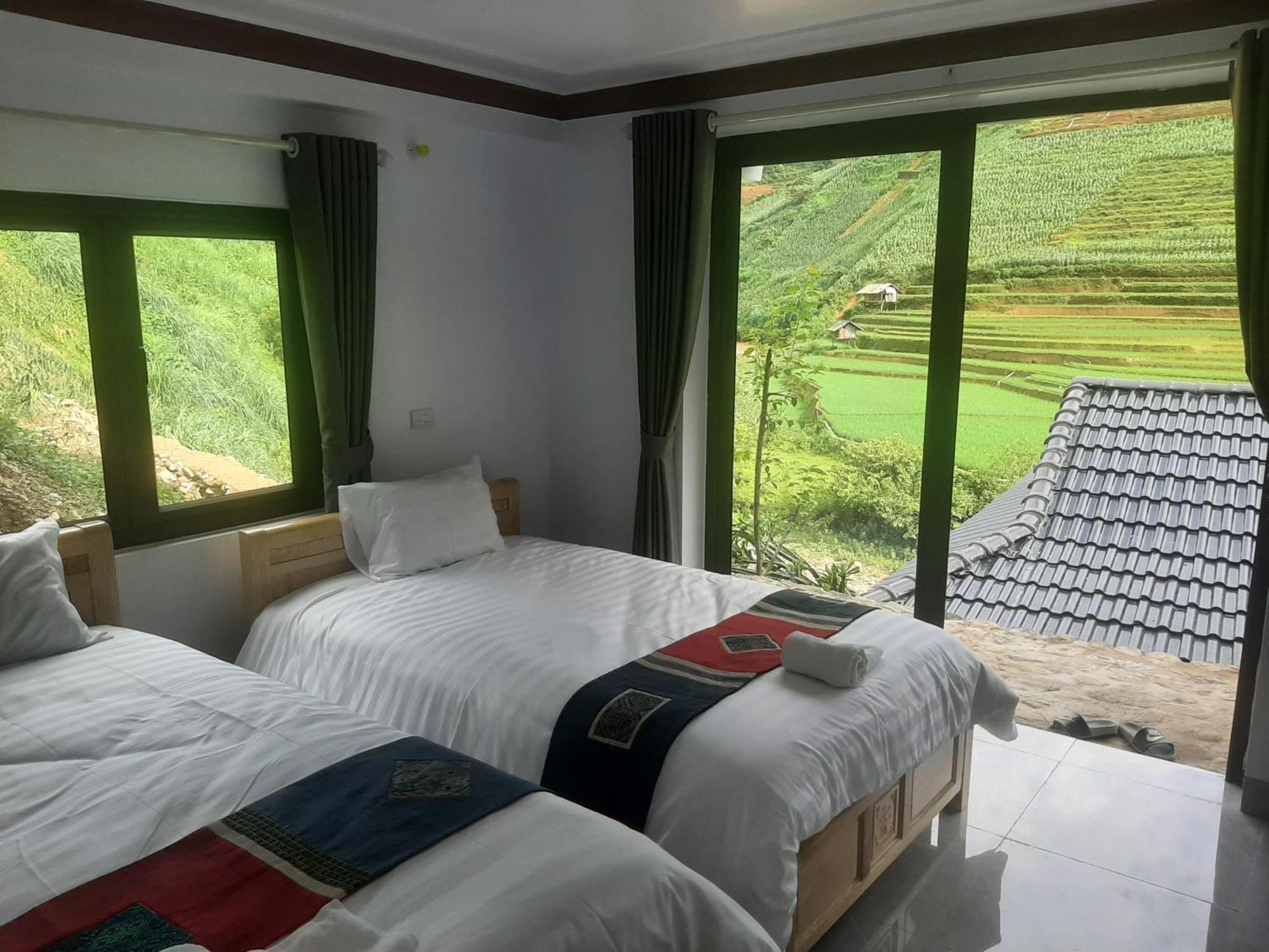Dong Suoi H'Mong Homestay & Bungalow - Trek & Vegetarian Food Mu Cang Chai Buitenkant foto